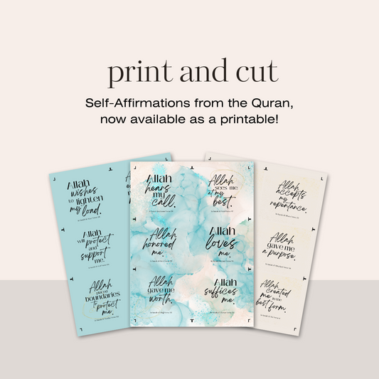Printable - Self-Affirmations from the Quran
