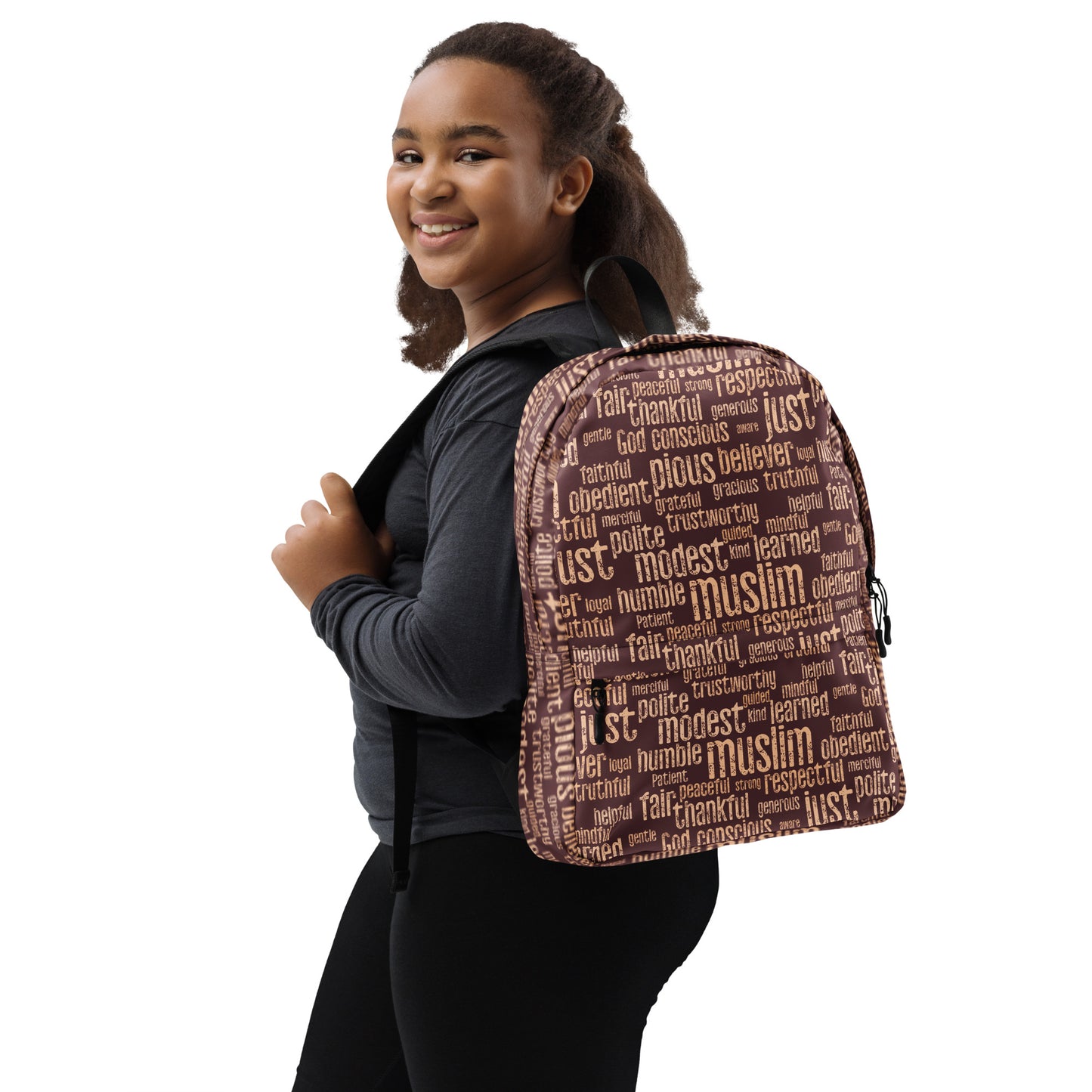 This is Muslim. Backpack in Mauve