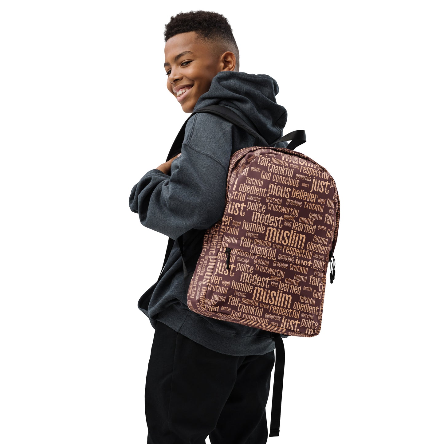 This is Muslim. Backpack in Mauve