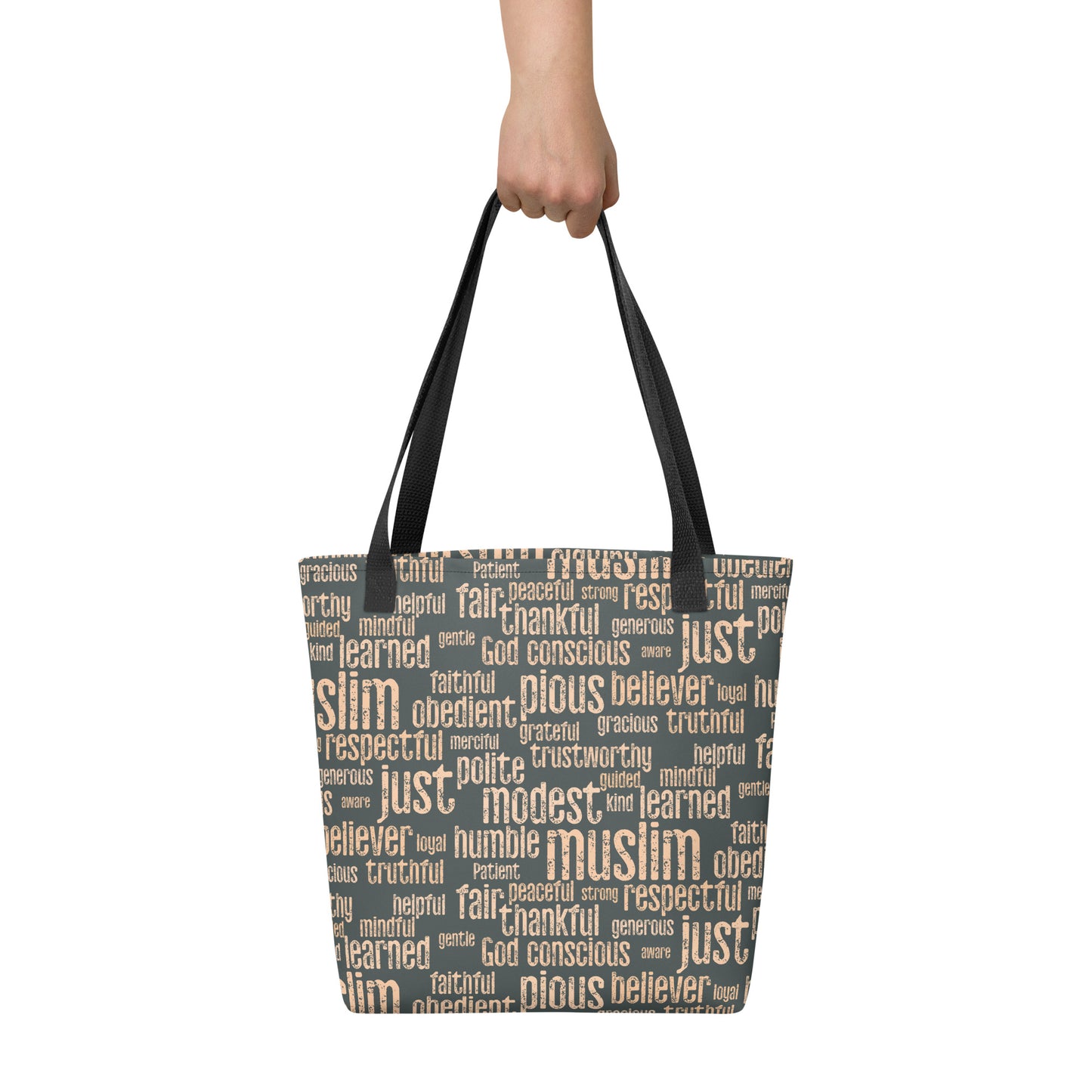 Muslim Words Tote bag